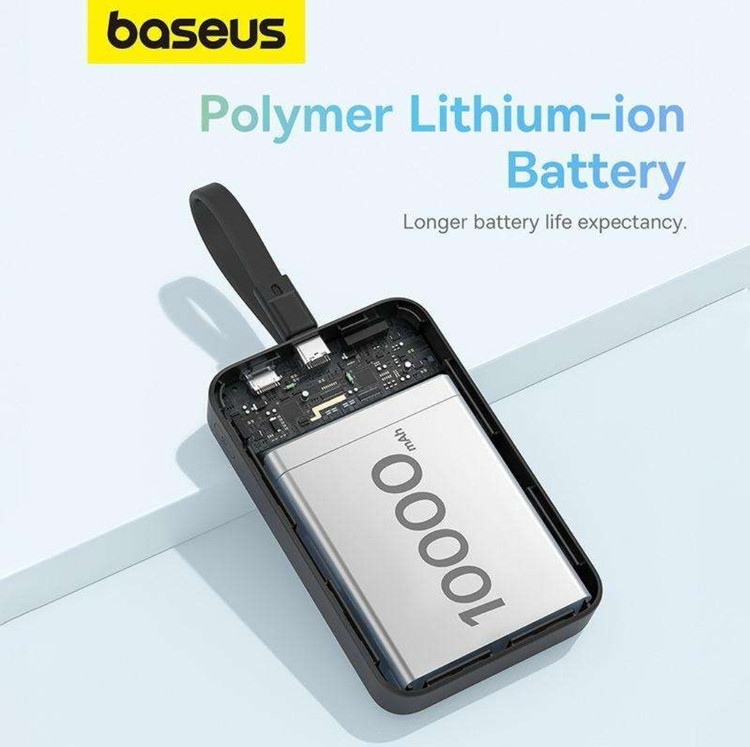 پاوربانک بیسیم باسئوس 30W مدل Magnetic Mini