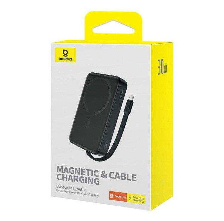 پاوربانک بیسیم باسئوس 30W مدل Magnetic Mini