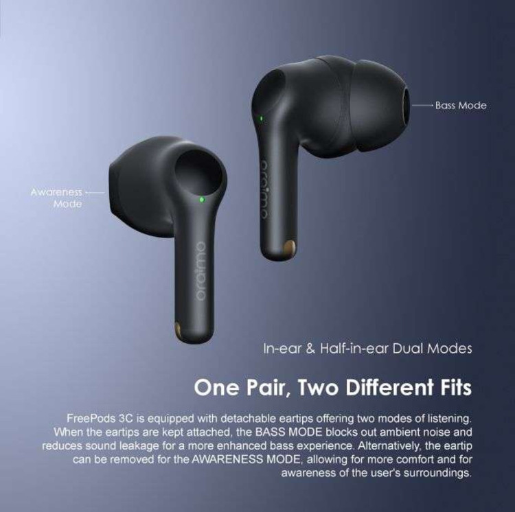 هندزفری بلوتوثی اورایمو مدل Freepods 3c